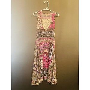 Wonderly Women’s Tank Dress Boho Yoga XS Purple